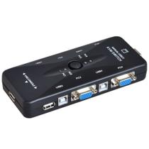 Switch Chaveador KVM com 4 Portas USB 4 VGA - KVM41UA