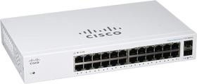 Switch Cisco Business CBS110-24T não gerenciado de 24 portas GE