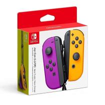 Switch Controle Joy-Con Direito e Esquerdo Roxo e Laranja PAR - Nintendo