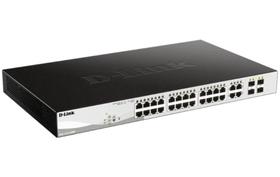 Switch D-Link de 28 portas Gigabit Smart Managed PoE+ DGS-1210-28MP