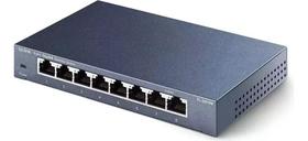 Switch De Mesa 8 Portas Gigabit Tplink Tlsg108 Ethernet 10 100 1000mbps Auto Mdi mdix