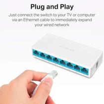 Switch de Mesa com 8 portas 10/100Mbps