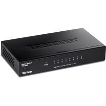 Switch de mesa TRENDnet TEG-S83 de 8 portas Gigabit RJ-45 preto