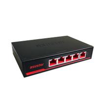 Switch de rede Ethernet Asustor ASW205T 5 portas 2.5G não gerenciado
