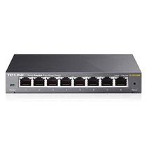 Switch de Rede Ethernet Gigabit 8 Portas Hub Link 08P ProTPTL SG108E. Não Gerenciado