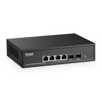 Switch de rede MokerLink 4 portas 2.5G PoE com 2 portas 10G SFP+