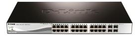 Switch DLink Business DGS121028P 24 Portas RJ45 PoE 4 SFP Switch DLink Business DGS121028P 24 Portas RJ45 PoE 4 SFP