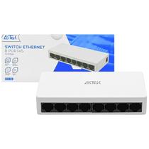 Switch Ethernet 8 Portas RJ45 de 100Mbps para Alta Velocidade Distância Transmissão até 100m