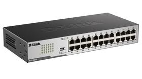 Switch Ethernet D-Link DGS-1024D 24 portas Gigabit não gerenciado