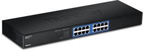 Switch Ethernet de rede TRENDnet TEG-S16G 16 portas Gigabit