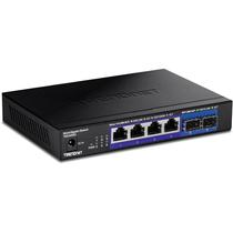 Switch Ethernet de rede TRENDnet TEG-S562 6 portas multi-Gig