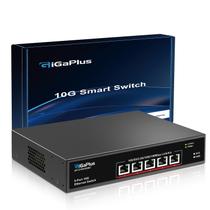 Switch Ethernet GigaPlus 10 Gb 5 portas não gerenciado 100 Gbps