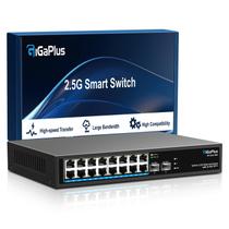 Switch Ethernet GigaPlus 2,5 Gb 18 portas 16x 2,5G Base-T 2x 10G SFP+