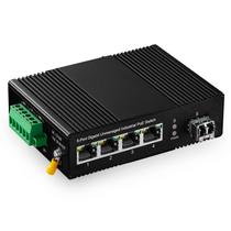 Switch Ethernet industrial Binardat 5 portas Gigabit PoE