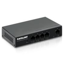 Switch Ethernet Intellinet 5 portas Gigabit PoE+ 10 Gbps Switch Ethernet Intellinet 5 portas Gigabit PoE+ 10 Gbps