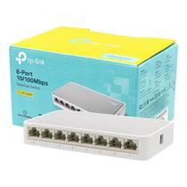 Switch Ethernet TPLink TLSF1008D 8 Portas RJ45 10/100Mbps Fast Ethernet Plug and Play Bivolt Mesa