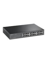 Switch Fast 24 Portas 10/100 Mesa Ou Montável Em Rack Não Gerenciável Tl-sf1024d Smb