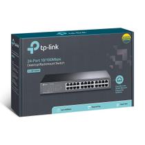Switch Fast 24 Portas Mesa Ou Montável Em Rack Não Gerenciáv