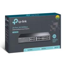 Switch Fast 24 Portas Mesa Ou Montável Em Rack Não Gerenciável Tl-sf1024d Smb