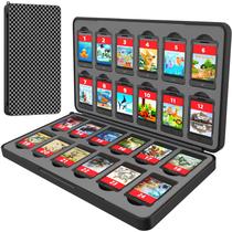 Switch Game Case Storage CYKOARMOR 24 jogos e 24 Micro SD