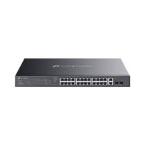 Switch Gerenciável 28 Portas TPLink ES228GMP Com 24 Portas POE Com 2 Slots SFP
