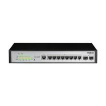 Switch gerenciavel 8pg + 2pgbic - sg 1002 poe l2+ intelbras