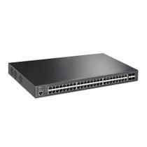 Switch Gerenciável Gigabit Poe+ 48 Portas 4 Sfp+ 10ge Tl-SG3452XP TP-Link