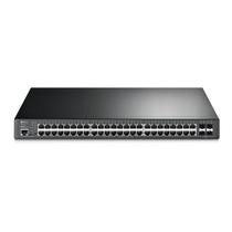 Switch Gerenciavel Jetstream Gigabit L2+ 52 Portas C/ 48 Portas Poe+ TL-SG3452P SMB