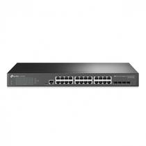 Switch gerenciavel l2+ c/ 24 portas gigabit e 4 slots sfp jetstream tl-sg3428 smb