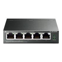 Switch Gigabit EASY SMART 10/100/1000 C/ 5 Portas (sendo 4 Poe) TL-SG105PE SMB Switch Gigabit EASY SMART 10/100/1000 C/ 5 Portas (sendo 4 Poe) TL-SG105PE SMB