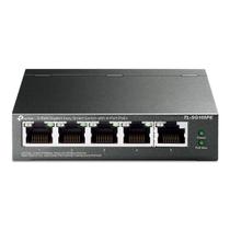 Switch Gigabit Easy Smart 10/100/1000 C/ 5 Portas (sendo 4 Poe) Tl-sg105pe Smb Switch Gigabit Easy Smart 10/100/1000 C/ 5 Portas (sendo 4 Poe) Tl-sg105pe Smb