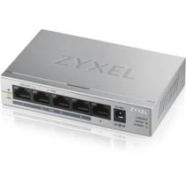 Switch Gigabit Ethernet POE+ Zyxel GS1005HP - 5 Portas - Não Gerenciado