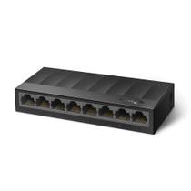 Switch Gigabit Ethernet TP-Link Litewave 8 Portas - Plug & Play - Sem Ventilador (LS1008G)