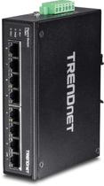 Switch Gigabit Industrial TRENDnet TI-G80 - 8 Portas - Trilho DIN