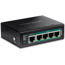 Switch Gigabit PoE++ Industrial TRENDnet TI-B541 - Alimentado por Trilho DIN