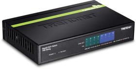 Switch Gigabit PoE+ TRENDnet TPE-TG80G 8 portas 123W preto