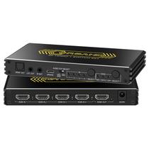 Switch HDMI 2.1 CORSAHD 4K @120Hz 4x1 com extrator de áudio 48Gbps