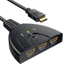 Switch Hdmi 3 em 1 4K/2K F3 3D JC-HS-HM