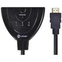 Switch Hdmi 3 Entradas E 1 Saida 1.3V Com Suporte 3D E 1080P
