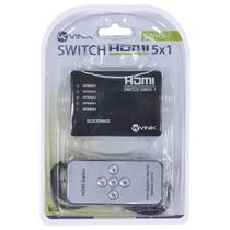 Switch Hdmi 5 Entradas 1 Saida 1.3V Com Suporte 3D E 1080P