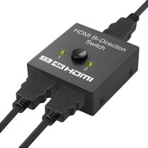 Switch HDMI Bidirecional 2x1 1x2 4K Comutador Manual HDMI 1.4 2.0 Plug and Play Sem Fonte