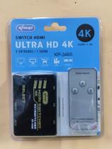 Switch HDMI ultra HD 4k com 3 entradas e 1 saida - Knup - Knup