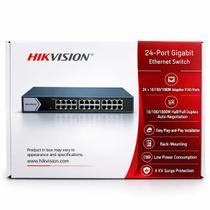 Switch Hikvision 24 Portas Gigabit 10.100.1000 Mbps DS3E0524EB