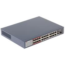 Switch Hikvision Ds-3e0326p-e/m 26 Portas 24 Poe Ativo 802.3af/at 1 Uplink 1 Sfp