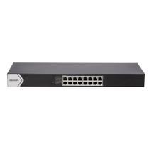 Switch Hikvision DS-3E0516-E, 10/100/1000Mbps, Gigabit Ethernet, 16 Portas - 022171-9 Switch Hikvision DS-3E0516-E, 10/100/1000Mbps, Gigabit Ethernet, 16 Portas - 022171-9