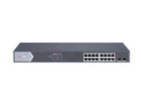 Switch Hikvision Gerenciavel Metalico Gigabit DS-3E1518P-SI 16 Portas Poe 10/100/1000MBPS