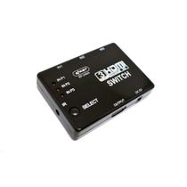 Switch Hub Hdmi 3 Entradas e 1 Saida Controle Remoto Kp-3464 Knup