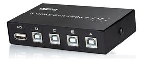 Switch Hub Switcher Abs 4 Port Usb2.0 Tipo-b Impressora