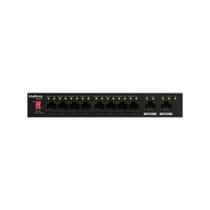 Switch Intelbras 10 Portas PoE S1110FP 8 PoE 2 Uplink, Não Gerenciável