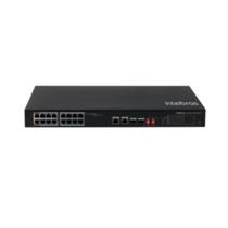 Switch Intelbras 16 portas fast Ethernet Poe+ 2P Gigabit - Switch Intelbras 16 portas fast Ethernet Poe+ 2P Gigabit -